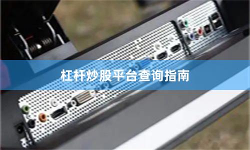 杠杆炒股平台查询指南